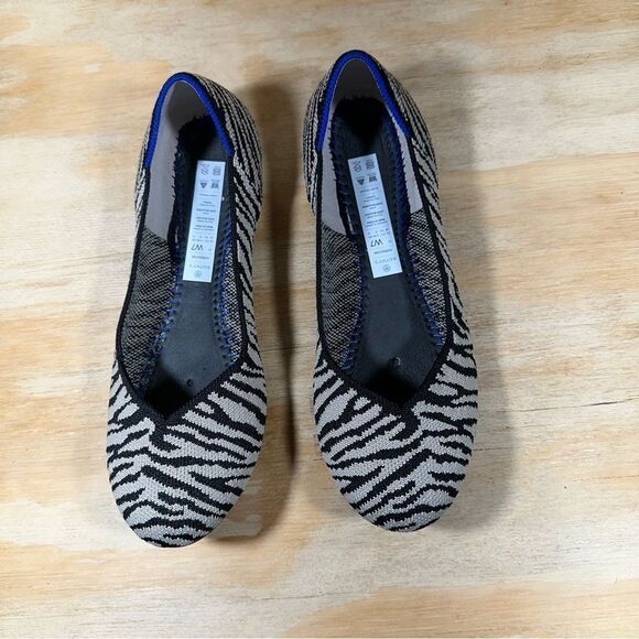 Rothy’s Zebra Flats Women’s Size 7 - Picture 2 of 10